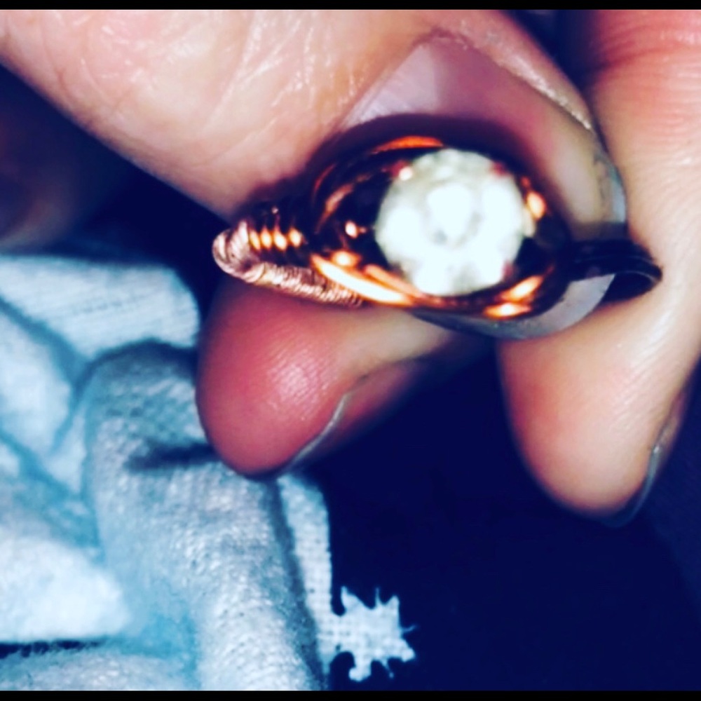 *HANDMADE* 🌎 Wire Wrap Rings - Picture 6 of 6